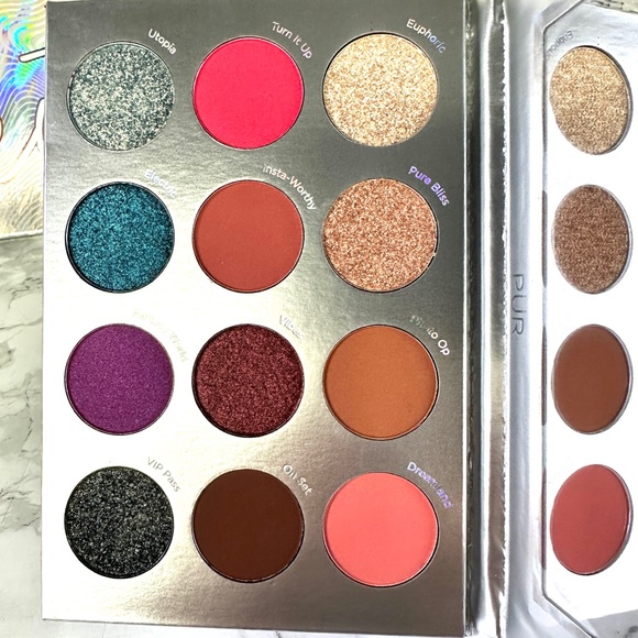 Pur Festival 2.0 12-Piece Pressed Pigments Eyeshadow Palette NIB - Picture 6 of 12